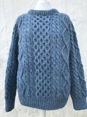 HANDKNIT ARAN SWEATER (HKH2) - Aran Islands Sweaters