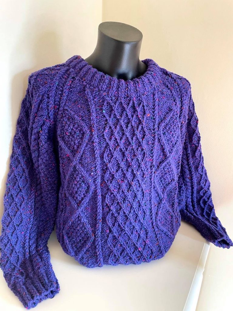 HANDKNIT ARAN JACKET (HKAJ4) - Aran Islands Sweaters